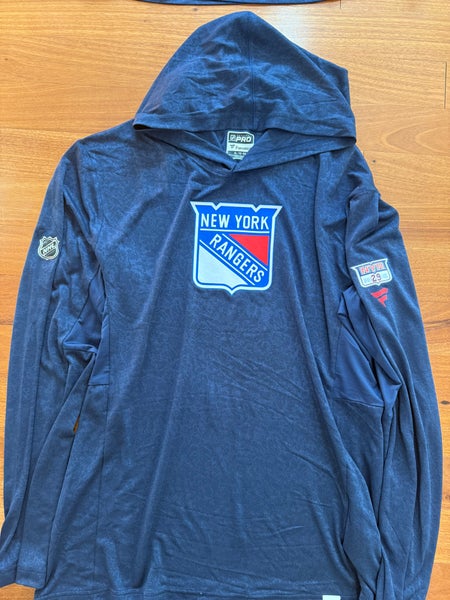 Matthew Robertson 29 New York Rangers Fanatics Authentic Pro Hoodie Player Used XL