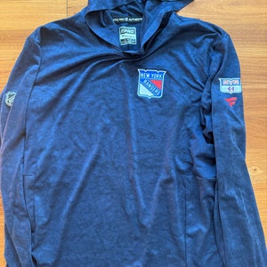 Vladislav Gavrikov 44 New York Rangers Fanatics Authentic Pro Hoodie Player Used XL
