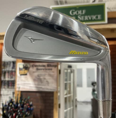 Mizuno MP-18 #6 Iron 38.5" TRUE TEMPER XP115 R300 Regular Flex Steel Shaft RH