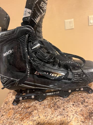 2022 Bauer Supreme Mach Hockey Skates Narrow Width 9 (Used)