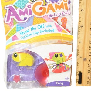 Vintage Amigami Frog 1.25" Toy - Custom Create Mattel Figure 2014