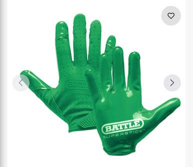 New ADULT GREEN DOOM SPEED RECEIVER FOOTBALL GLOVES 11834-BAT10GL000014