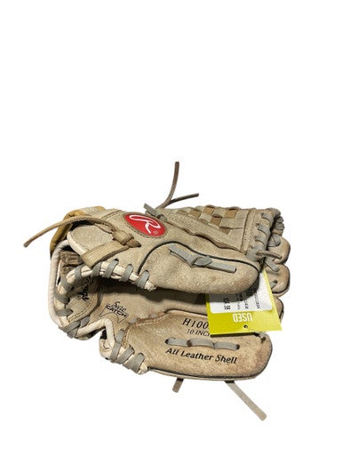 Used Rawlings 10IN RH THROW BB/SB Glove T-ball White 10" 11834-S000044277