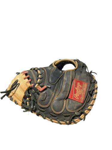 Used Rawlings GG ELITE CATCHERS MITT BB/SB Catchers RH Throw Black 32 1/2" 11834-S000044293