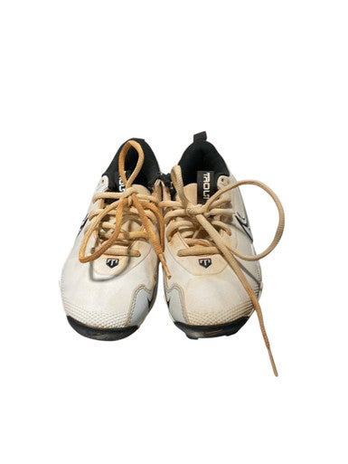 Used Nike TROUT WHT/BLK CLEATS BB/SB Cleats White Junior 02 11834-S000044323