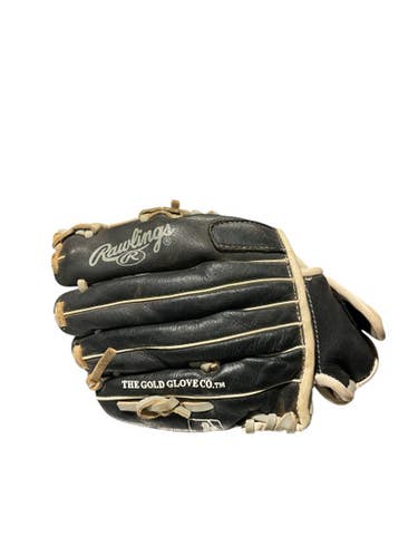 Used Rawlings 10.5 IN GLOVE BB/SB Glove T-ball Black 10 1/2" 11834-S000044320