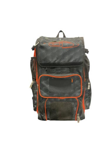 Used BoomBah ORANGE CAMO BACKPACK BB/SB Player Wheeled Bag Camouflage 11834-S000044333