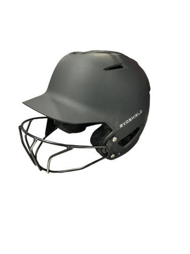 Used Evoshield BLK HELMET W/ MASK SM Batting Helmet w/Mask Black SM 11834-S000044331