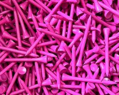 New 75CT 3 1/4 PINK TEES 11834-JMG87810