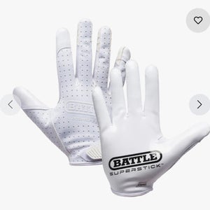 New DOOM GLOVES WHITE YS 11834-BAT5GLY00001S