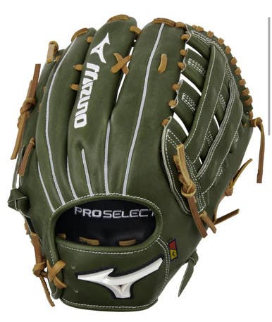 New PRO SELECT 12.75IN RHT BASEBALL OUTFIELD GLOVE GPS-72D 11834-MIZ313215R