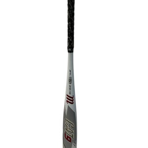 Used Marucci CAT 9 BB/SB USSSA 2 3/4 Bat Silver And Red 28" 11835-S000202806
