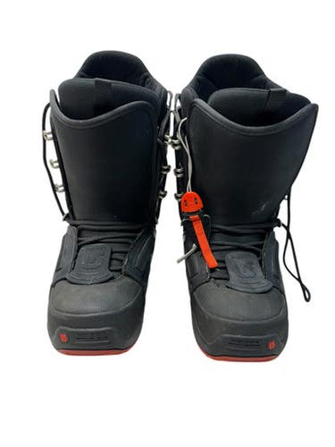 Used Burton PROGRESSION Mens Snowboard Boots Black Senior 8 11835-S000202308