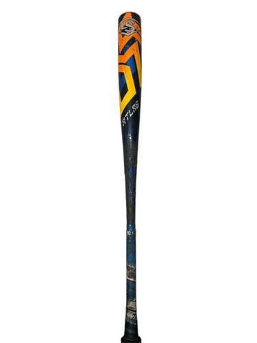 Used Louisville Slugger BBATB3-24 BB/SB High School -3 Bat Navy Blue And Orange 33" 11835-S000202505