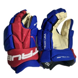 Team USA True Catalyst 9X Pro Gloves  14" Pro Stock Blue & Red