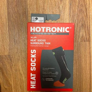 Black Adult Unisex Small Hotronic Socks (New)