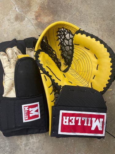 Miller custom vintage goalie gloves