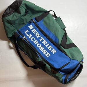 STX Challenger Lacrosse Equipment Bag - New Trier - Green/Blue