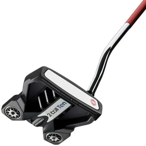 ODYSSEY 2021 TEN 2-BALL LIMITED RUN PUTTER 35 IN STROKE LAB 3GEN RED