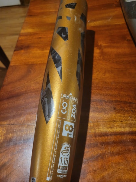 DeMarini Zoa Composite USSSA Certified Bat (-8) 23 oz 31" (Used)