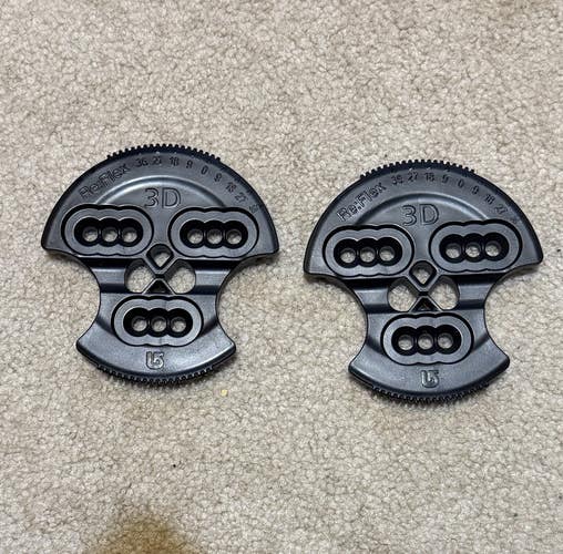Burton 3 Hole Re Flex Discs For Snowboard binding Black