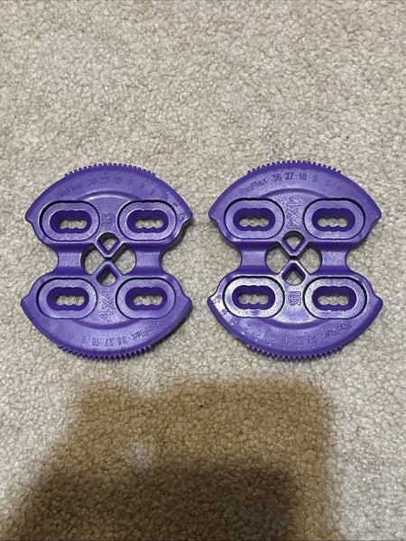 Burton 4 Hole Re Flex Discs For Snowboard binding Purple
