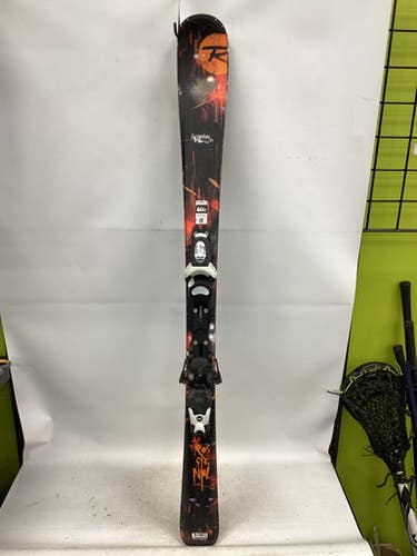Used Rossignol SCIMITAR JR 120 Boys DH Ski/Binding Black 120 cm 11851-S000041958