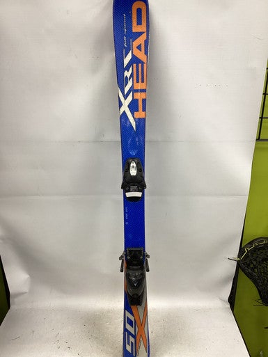 Used Head XRC 50 FULLSPEED Boys DH Ski/Binding Navy Blue 116 cm 11851-S000041956
