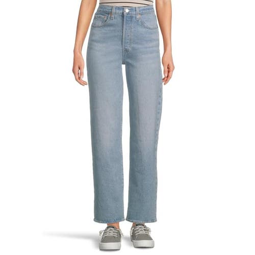 Levi's Premium Ribcage Jeans Womens 27/32 Blue Denim Cotton Straight Leg GBO1733