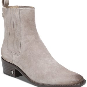 Sam Edelman Bronson Boots Women's US 9 Gray Block Heel Ankle Bootie HAWK484