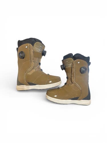 Used K2 CONTOUR Womens Snowboard Boots Brown Senior 9 11873-S000229402