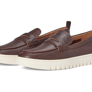 Vionic Uptown I6609L6203 Penny Loafer Women's US 9 Brown Leather Slip On HAWK456