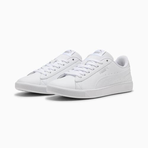 Puma Vikky V3 Leather 383115-02 Sneakers Womens US 7 White Comfort Shoes HAWK285