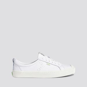 Cariuma OCA Low 100204W Sneaker Unisex 9 White Leather Lifestyle Shoes HAWK335