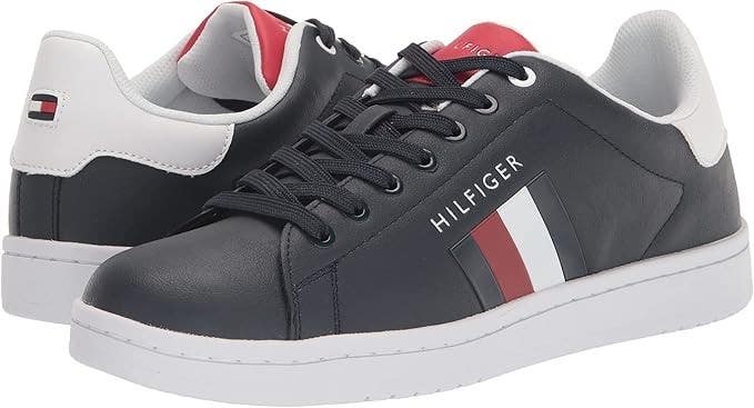 Tommy Hilfiger Laterza Sneakers Men's US 13 Black Lace Up Casual Shoes GAL296