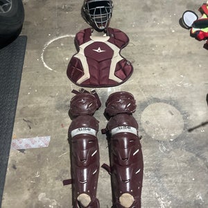 Maroon All Star System 7 Catcher's Set (Used)