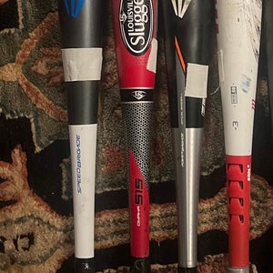 2 Eastons, Louisville slugger, and Cat 7