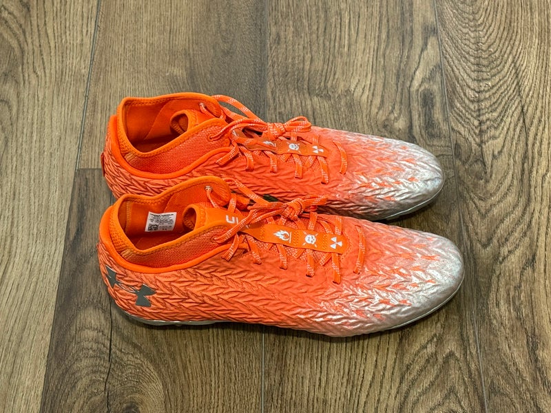 Under Armour Spotlight Clone 3.0 Orange And Silver Men’s Size 14
