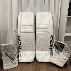 36" 2025 CCM EFlex 7 Goalie Leg Pads Pro Stock Markstrom Returns