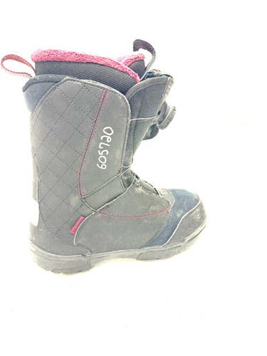 Used Salomon PEARL BOA WOMENS 7 Womens Snowboard Boots Black Senior 7 11860-S000302952