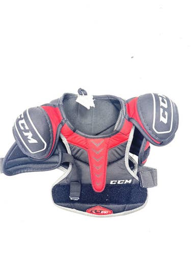Used CCM QLT 230 Youth Shoulder Pads SM 11860-S000302946