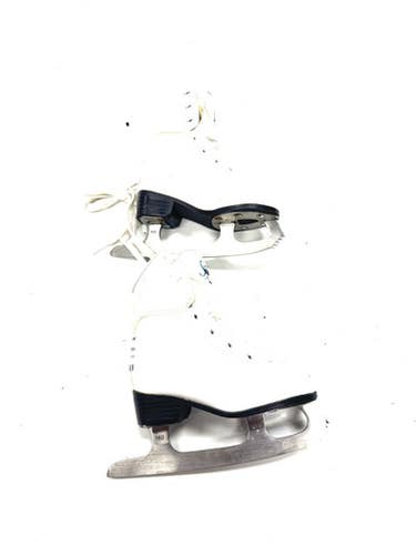 Used Jackson SOFT SKATE Girls Softboot Skate White Youth 08.0 11860-S000302940