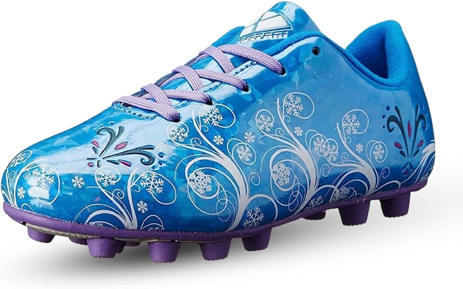 Vizari Frost Firm Ground, Graphic Football Shoes for Kids, Comfort Padded Linings |VZSE93279Y-11.5