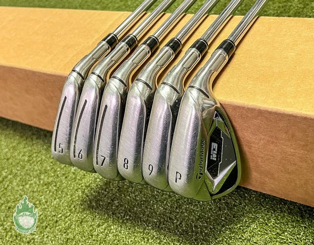 Used RH TaylorMade M3 Irons 5-PW XP 100 R300 Regular Flex Steel Golf Club Set