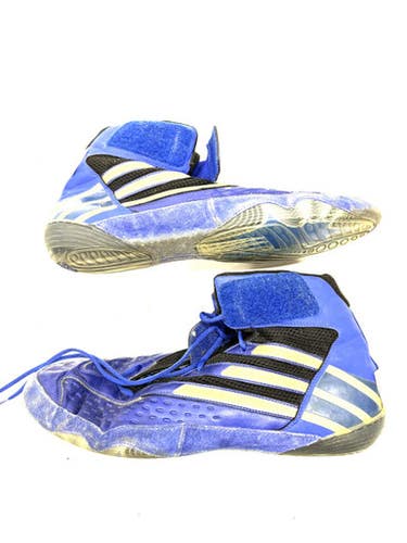 Used Adidas Wrestling Shoes Royal Blue Senior 13 11860-C000302712