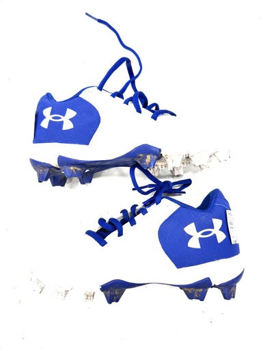 Used Under Armour BASEBALL BB/SB Cleats White Youth 13.0 11860-C000302749