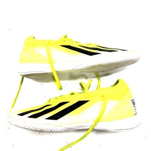 Used Adidas Soccer Indoor Shoes Yellow Senior 7.5 11860-S000302755