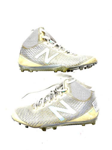 Used New Balance LAX Cleats Mens Grey Senior 7 11860-S000302829