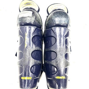Used Easton SYNERGY Junior Shin Guards Navy Blue 11" 11860-S000302842