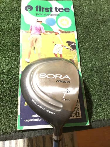 Mizuno Ladies Sora 27* 7 Hybrid High Launch Graphite Shaft (38.5)